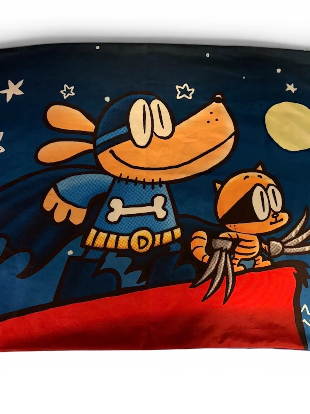 Dog Man Kids Pillowcase - Licensed Character Bedding